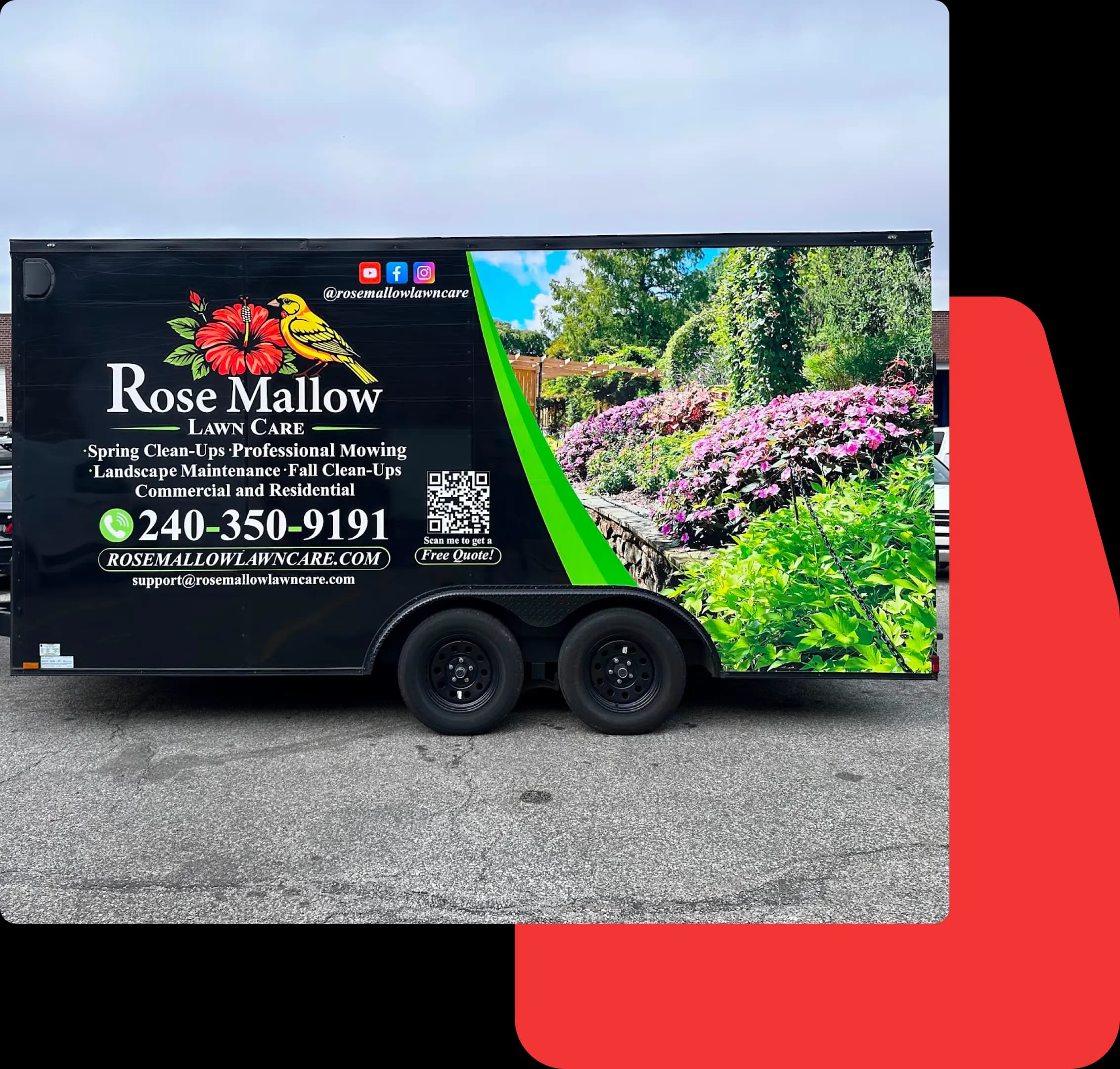 Commercial Trailer wrap in maryland