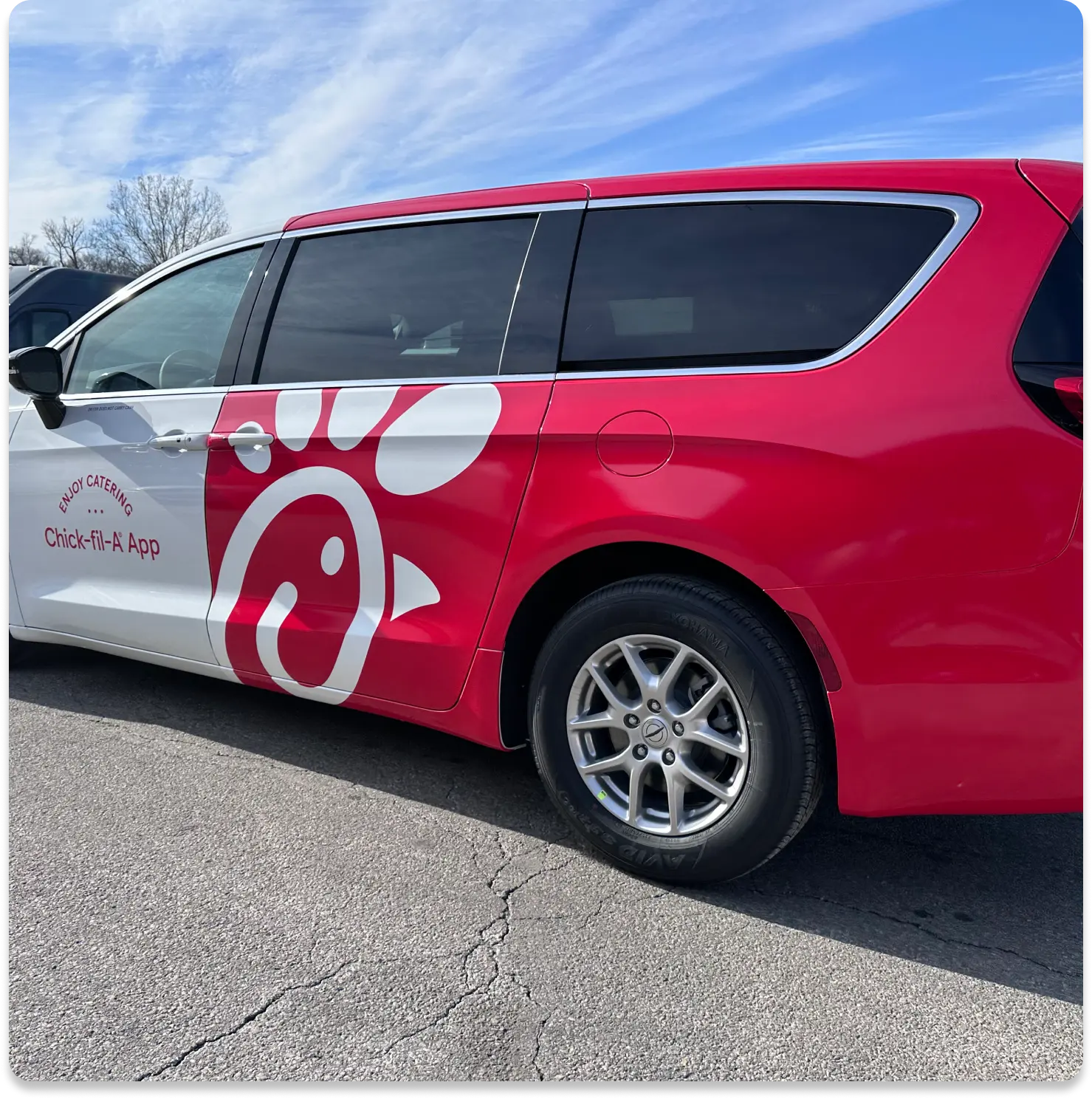 Car Wrap Chick Fil A App